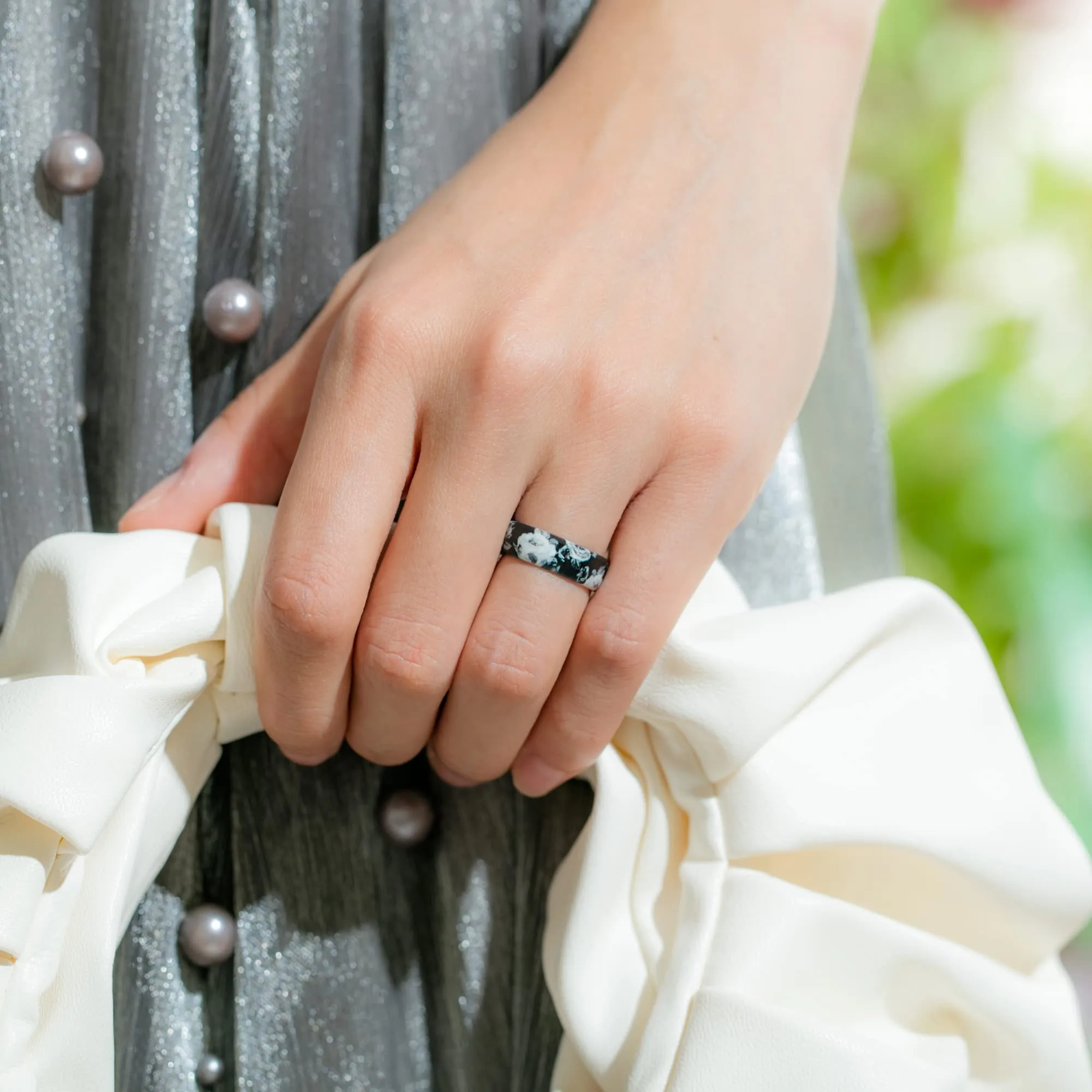 Women's Printed Harmony 5 - Silicone Ring