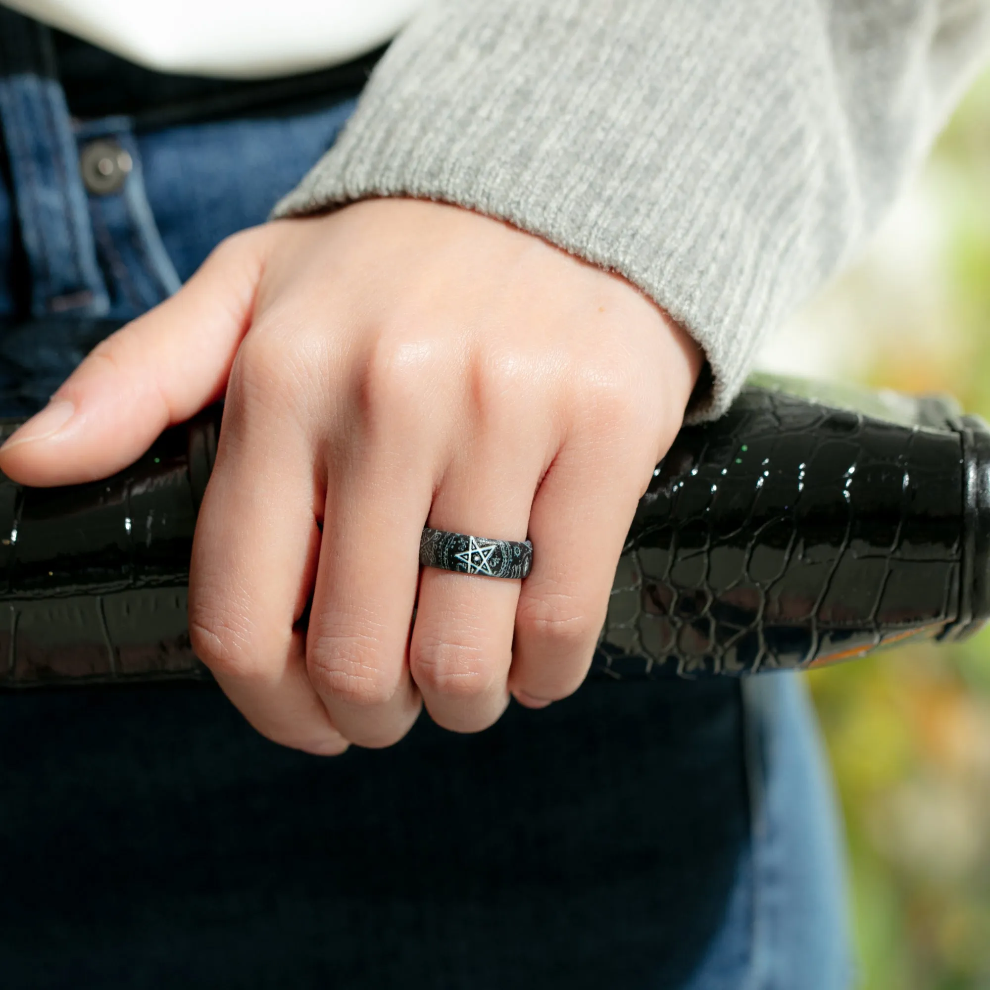Women's Printed Harmony 5 - Silicone Ring