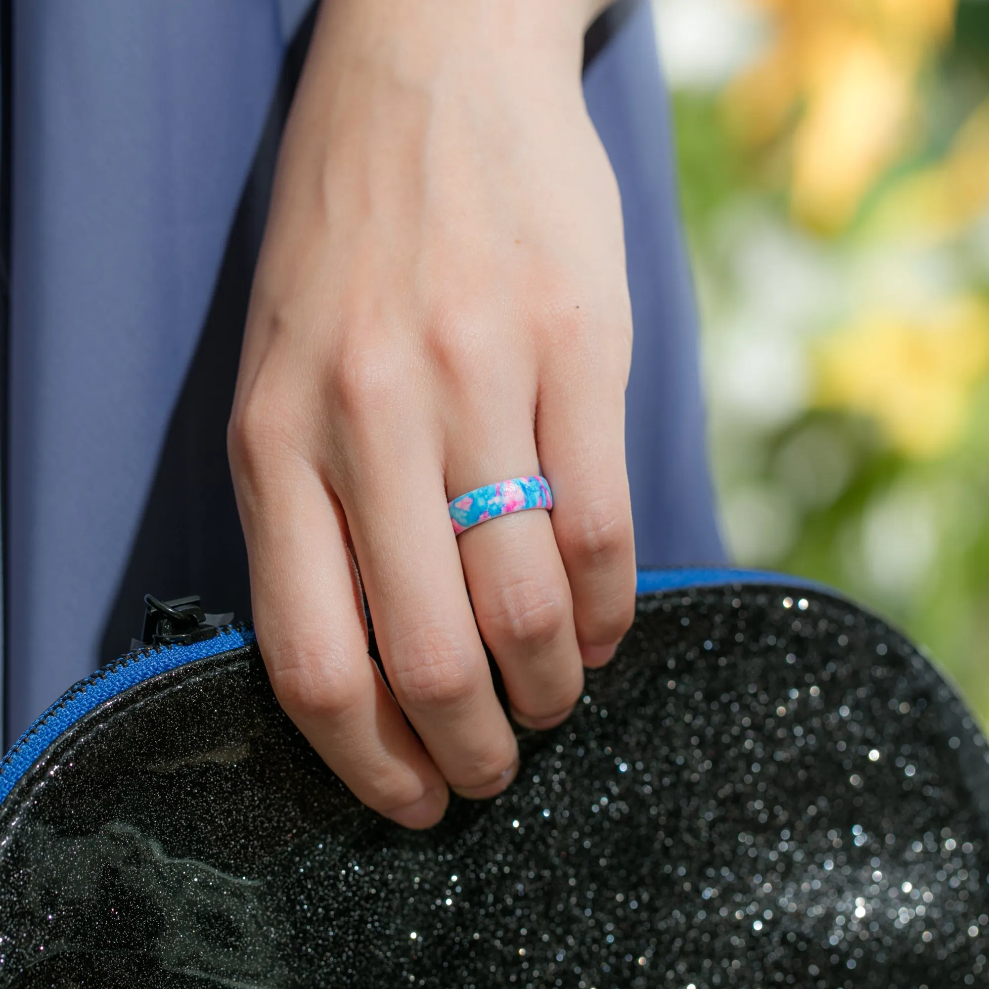 Women's Printed Harmony 5 - Silicone Ring