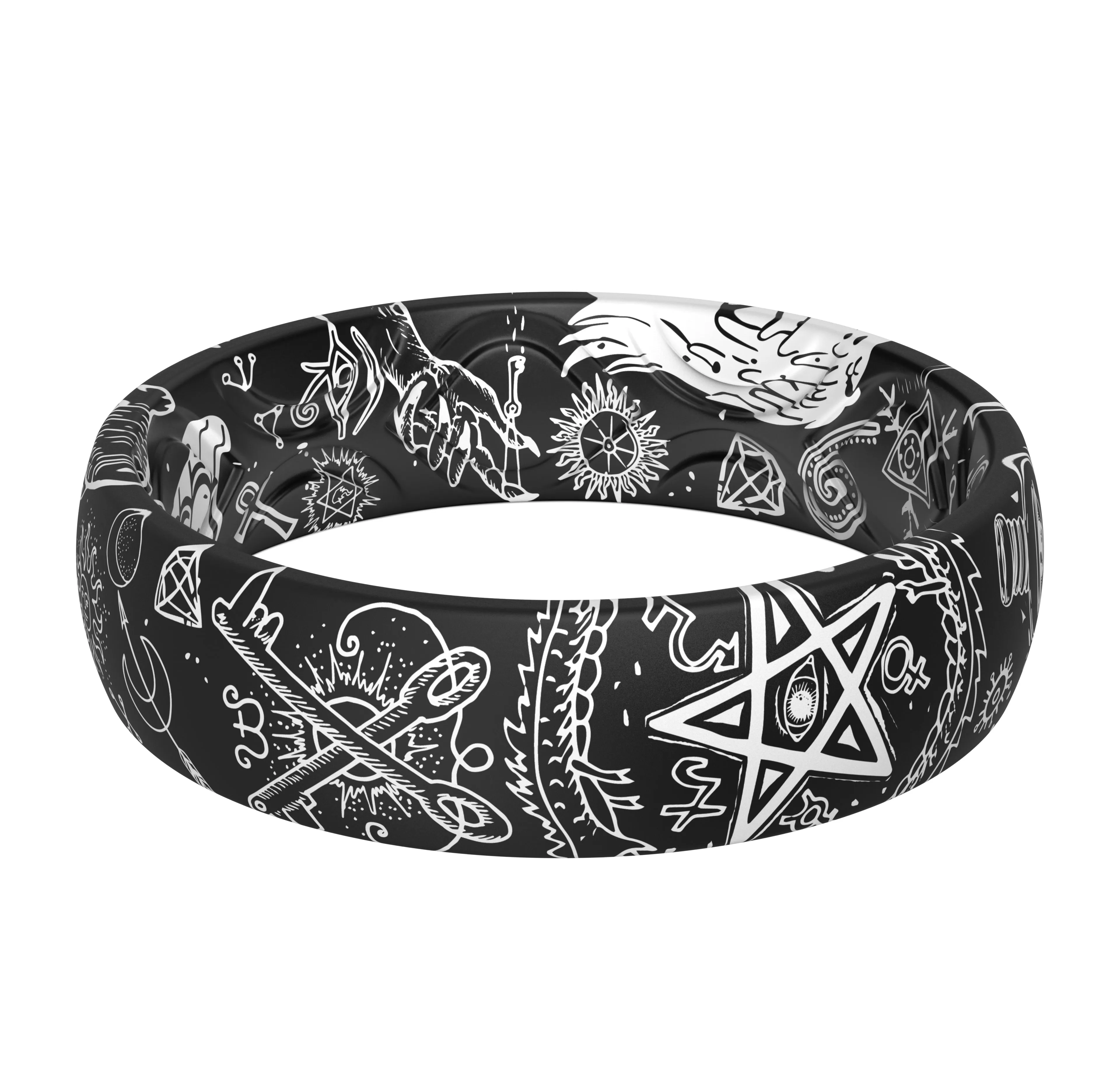 Women's Printed Harmony 5 - Silicone Ring