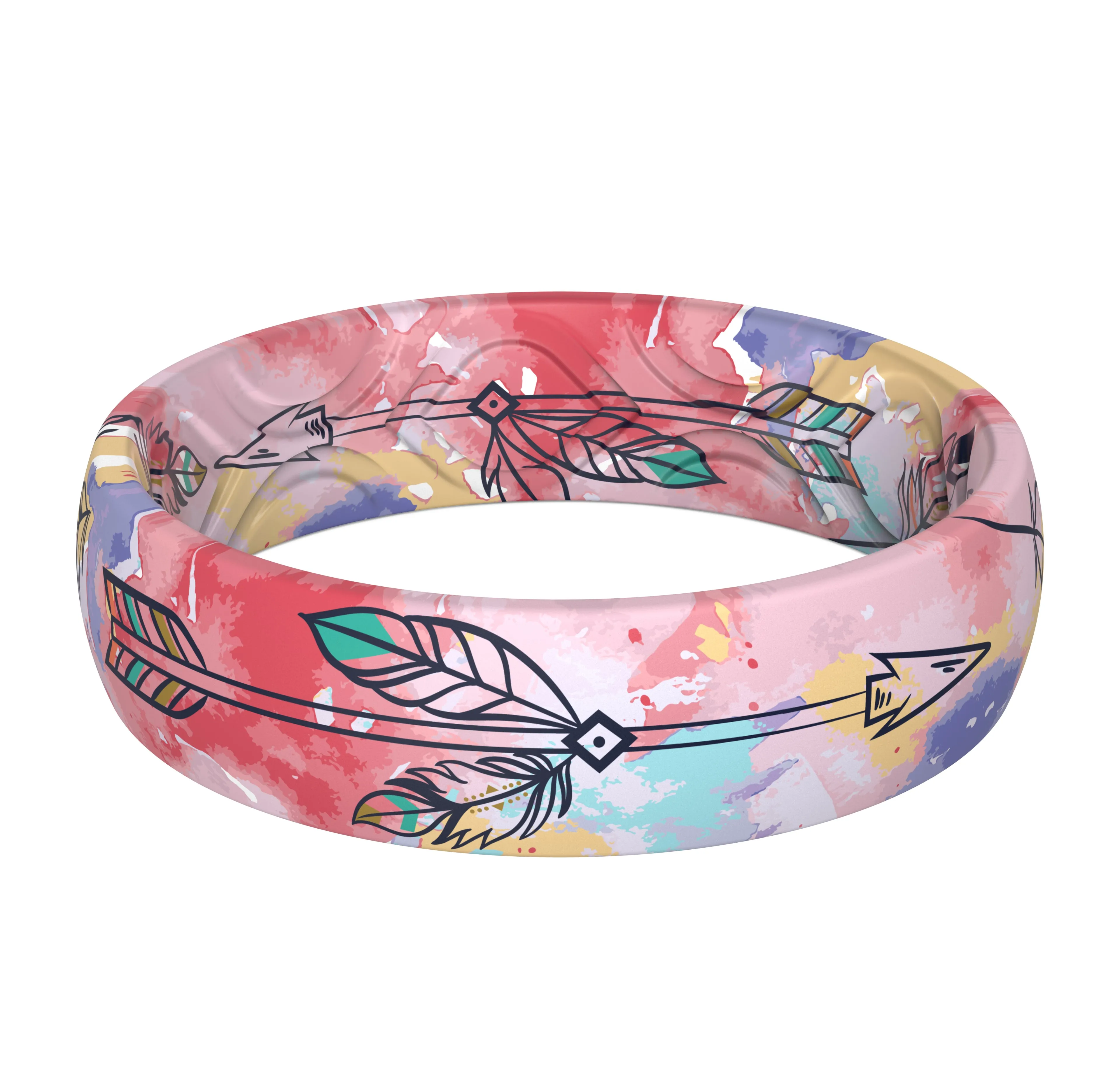 Women's Printed Harmony 5 - Silicone Ring