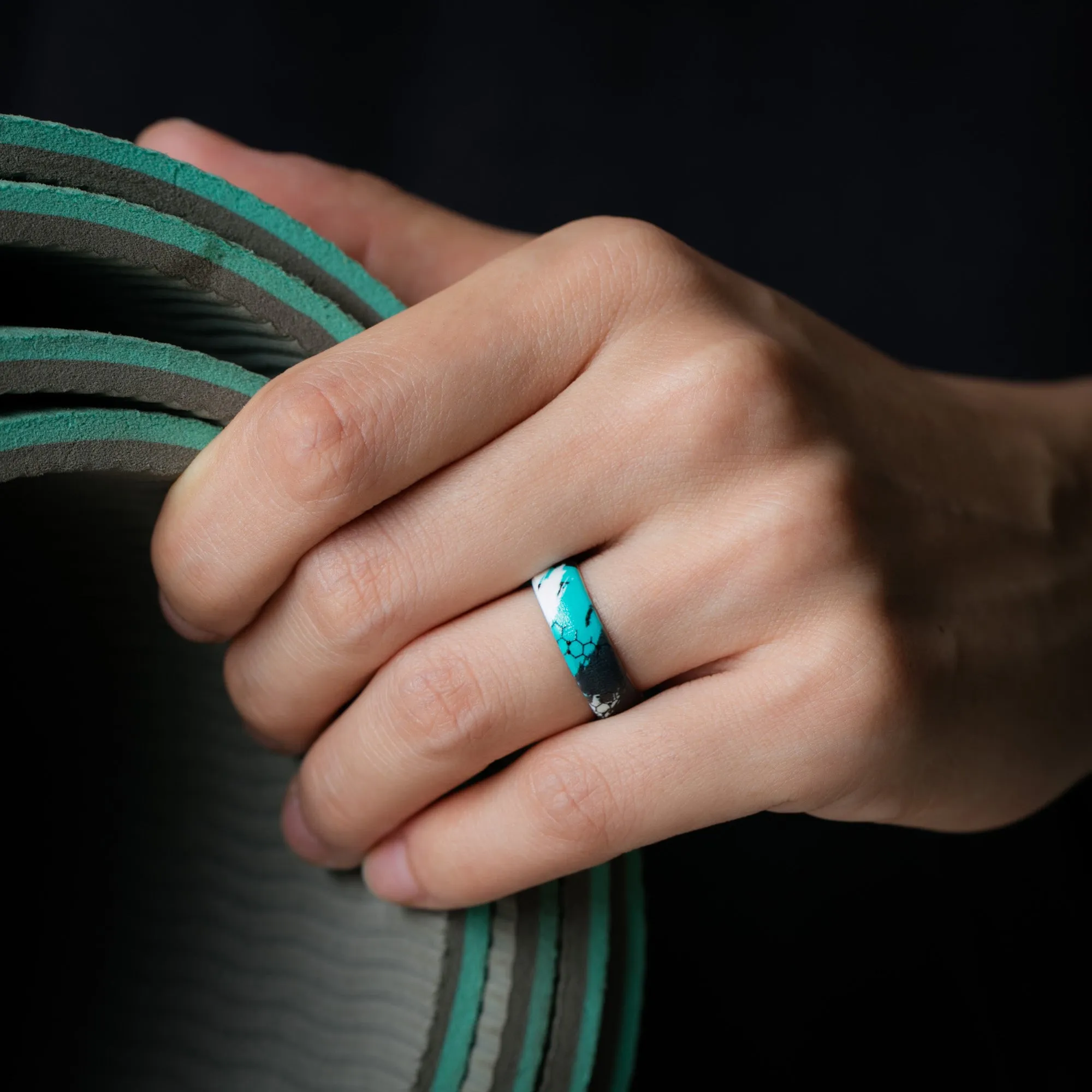 Women's Printed Harmony 6 - Silicone Ring