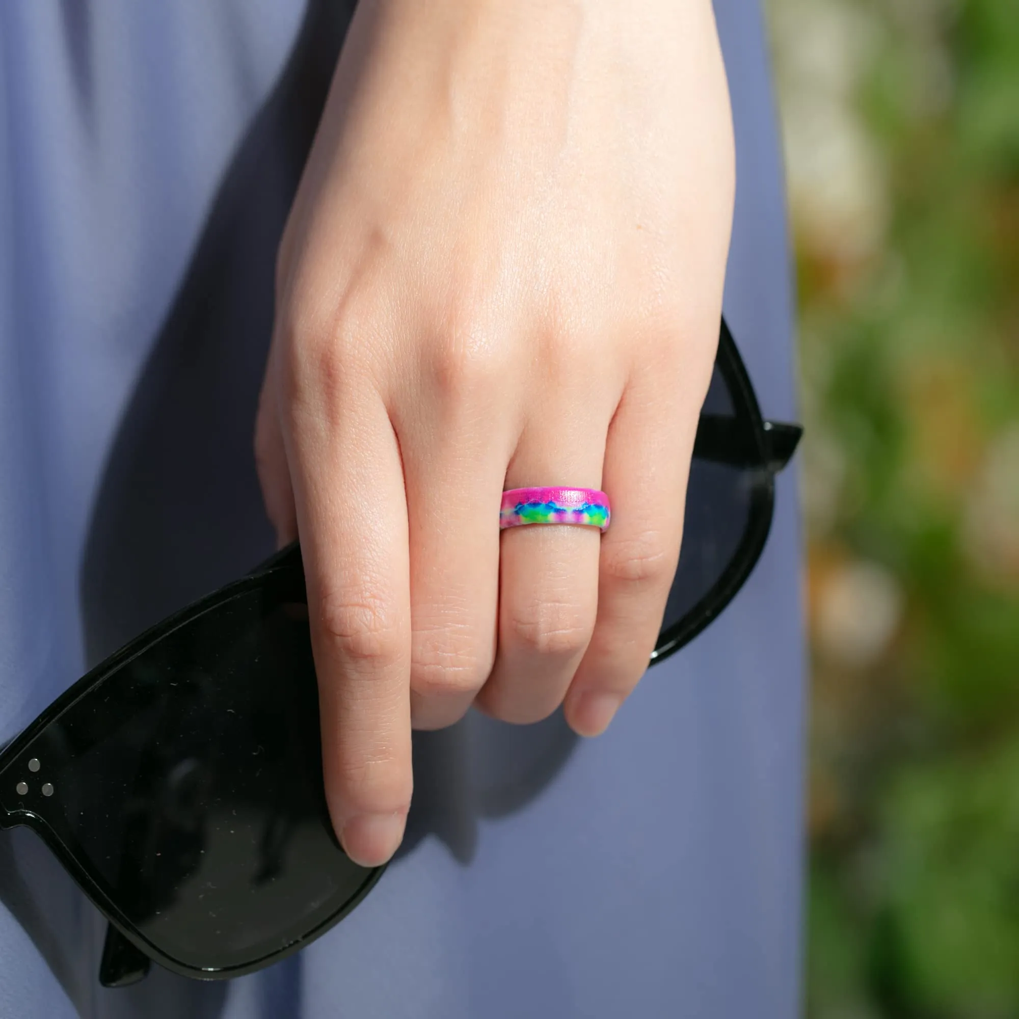 Women's Printed Harmony 6 - Silicone Ring