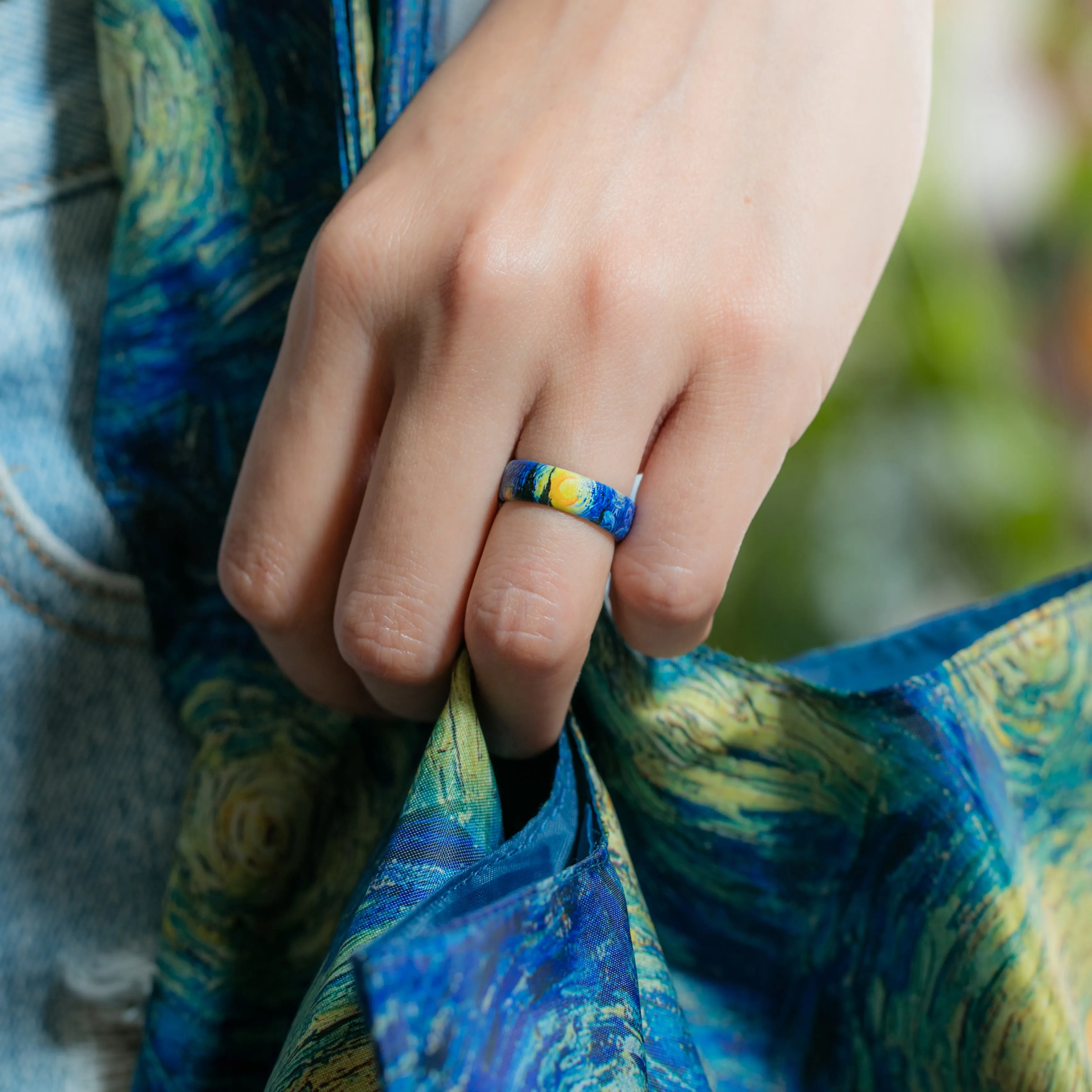 Women's Printed Harmony 6 - Silicone Ring