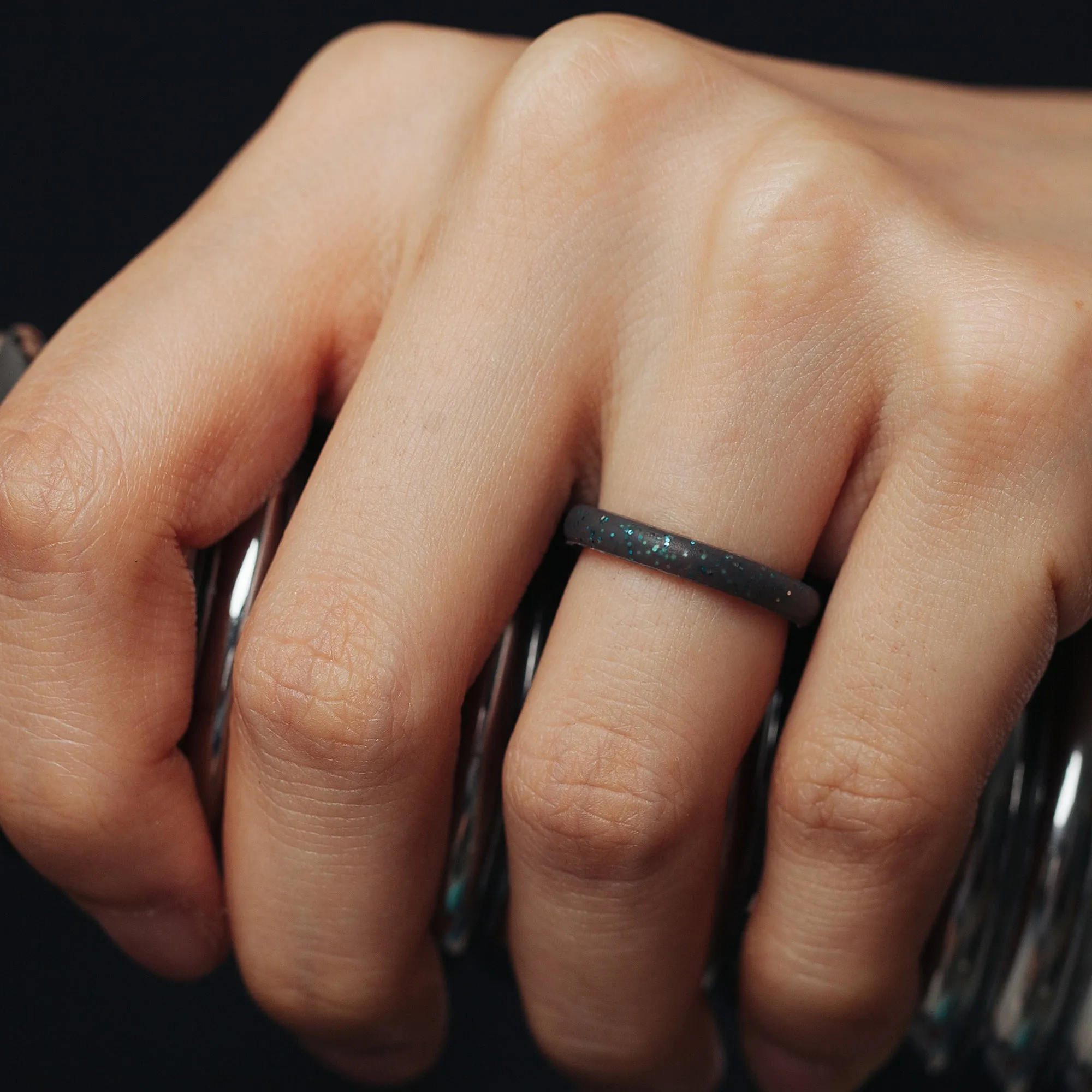 Women's Stackable Aura - Silicone Ring