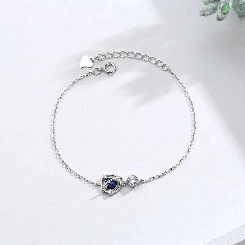 Women's Sterling Silver Dream Planet Bracelet